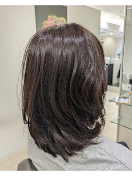 プレヴィア(PREVIA) ひし形レイヤーボブ 40代/50代
