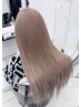 【染めれるエクステVianhairお試し価格】艶カラー+Vianシールエクステ60枚