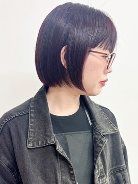モリオフロムロンドン 松戸店(Morio from London) 【morio松戸 石山】コンパクトボブ丸みボブワイドバング20代30代