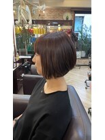 キャラ 池袋本店(CHARA) 暑さ対策!首元スッキリ・前下がりグラデーションボブ【大村】