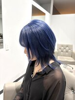 ジーク(JeeK) #ブルーカラー#ネイビーブルー#ブリーチ#推しカラー
