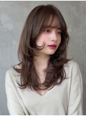 ワンホンレイヤー/ミルクティーブロンド/ダークブルー/吉祥寺