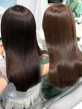ファイブ ノーヴル カラット(5 Noble ct.)の写真/カラーをもっと綺麗に見せる、潤う透明感hairに。まとまりと柔らかさを実感できるトリートメントが人気