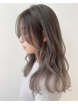 ヌードルバイコア(noodle by CoRe.gn)&nbsp;透明感◎顔周りレイヤーグレージュブリーチなし夏カラー