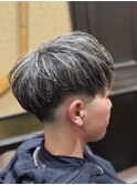 ロースキンフェード金メッシュ/大宮/メッシュ/マッシュ