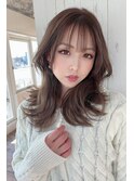 ふんわりレイヤー×艶ミディアム