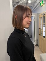 カミエ(kamie)&nbsp;ブラウンボブ × 上質な艶感で大人っぽく