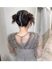 ヘアアレンジ(金箔込み)
