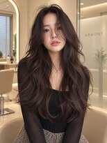 メラ 原宿(MELA) 【韓国レイヤーカット】暗髪でも艶っぽく柔らかいロングヘア