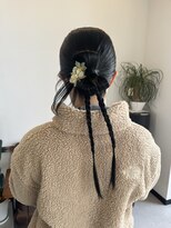 ルシエル(Luxiel)&nbsp;84. ヘアアレンジセット/大人上品アップヘア/グレージュ