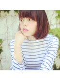 外国人風ボブ