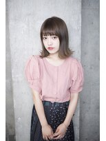 サロンドミルク 原宿(salon de MiLK)&nbsp;【salon de MiLK 原宿】外ハネ×アッシュ