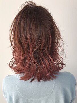 ヘアスタジオニコ(hair studio nico...) グラデーションピンク