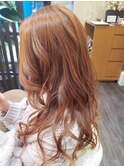 ロングレイヤー・ピンクアッシュ