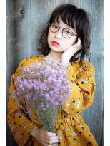 クロム バイ リエット(Chlom by Lietto) Chlom☆新宿 透明感オレンジベージュミディアムショート