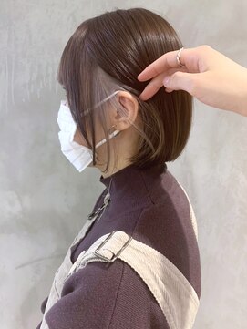 アイティー バイ アルバム 浦和店(IT by ALBUM) ホワイトインナー_クールショートピンクベージュ_ba308801