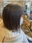 前下がりボブミディ