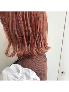 エミィ(emme) 【emme×石崎】オレンジベージュ×ミディ