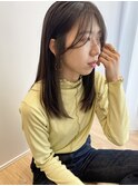 【ナチュラルストレート】ラベンダーベージュ ラベンダーカラー