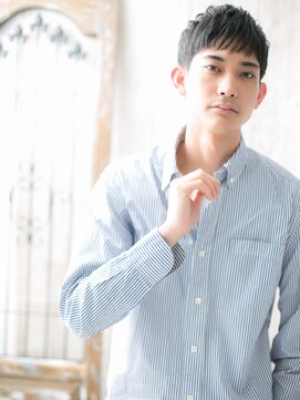 メンズヘア ビーセカンド 草加店(MENS HAIR B-2) カッコモノトーンダークグレージュ◎ウェットヘアP