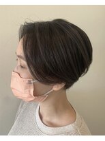 ツムギ ヘアー(tsumugi HAIR) 長めバングショートヘア