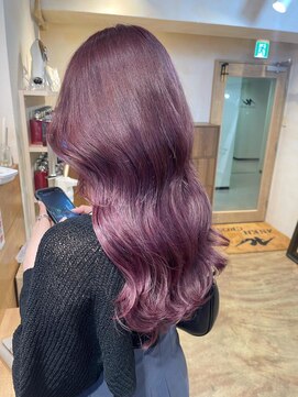 アンククロス 表参道(ANKH CROSS) ブリーチ1回ラベンダーピンク