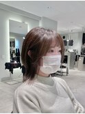 ウルフヘア顔まわりカットマッシュウルフ群馬太田髪質改善