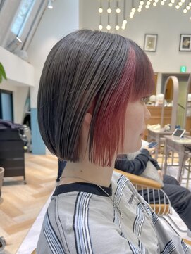 ロンド レグリーズ 立川(Lond leglise) 【槌矢圭悟】インナーカラー/ケアブリーチ/立川/ボブ