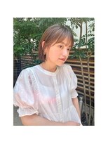 ミラバイグリーン(Mira by green)&nbsp;ボブ/ミニボブ/サイドバング/モカベージュ