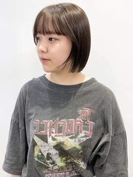 モリオフロムロンドン 松戸店(Morio from London) 【松戸 石山】顎ライン切りっぱなしミニボブぷつっとボブ