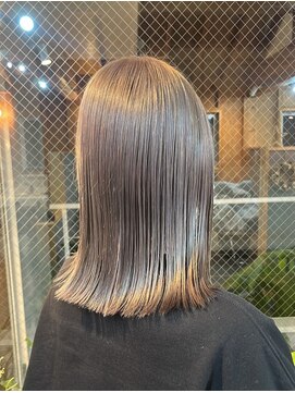 アフターニュース 新潟(afternews) ボブ/グレージュカラー/ブリーチ/ダブルカラー/新潟