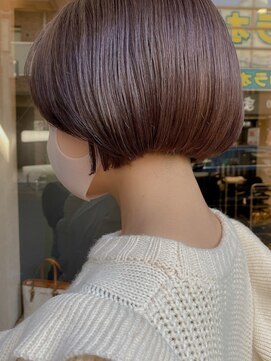 スー(suu) 大人ショートボブ丸みショートマッシュショート前髪ありミニボブ