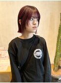 ◎切りっぱなしbob × deep red