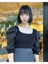 ディーカヘアー(Di KA HAIR) ブルーブラック/ボブ/TAKUMI