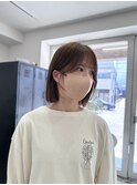 耳かけボブ/切りっぱなしボブ/顔周りカット  【山中】