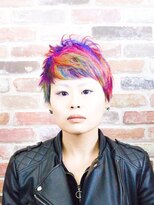 ヘアートランプ(hair trump)&nbsp;レインボーカラー◆個性派スタイルで攻める◆