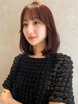 チル 福井駅前店(Chill) 福井駅前韓国風レイヤータンバルモリ切りっぱなしボブ内巻きボブ