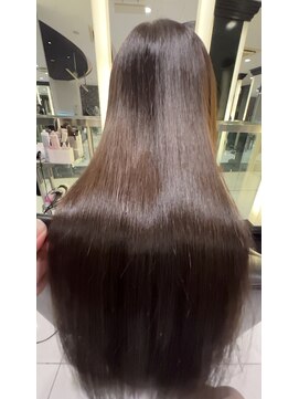 エアー 銀座タワー(AIR) プレミアムケアカラー/縮毛矯正/ツヤ髪スタイル【榛葉】