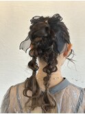 パーティーヘアセットあみおろし