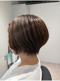 細めな白髪ぼかしハイライトで白髪を活かす【船橋/白髪ぼかし】