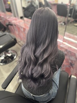 ペレ 栄 アネックス(PELE栄ANNEX) 黒髪カタログ/クラゲヘアー/オリーブグレー/栄