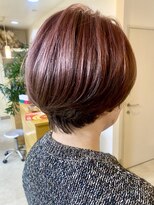 ヘアアンドメイクフリッシュ(HAIR&MAKE FRISCH)&nbsp;ショートボブ　アンブレラカラー