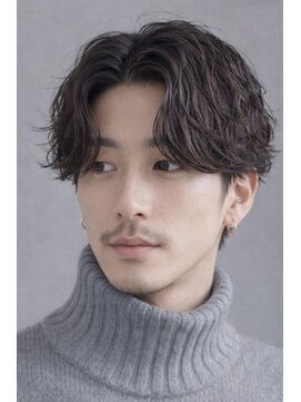 フォト 新宿(foto) 大人ニュアンスパーマ/リバースセンターパート