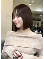 コート 青山(Cote) 美髪結べる/前下がりボブ/韓国ボブ/レイヤーボブ/タッセルボブ