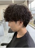 宇都宮メンズカットメンズパーマ波巻きスパイラルパーマツイスパ