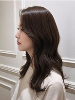 エール(YELL)&nbsp;チョコレートブラウンブリーチなし顔周りレイヤーカット