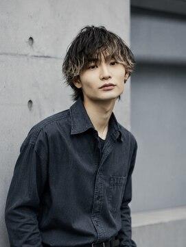 マナ 阪神尼崎(MANAZ) ダウンバングメッシュカラーニュアンスパーマ