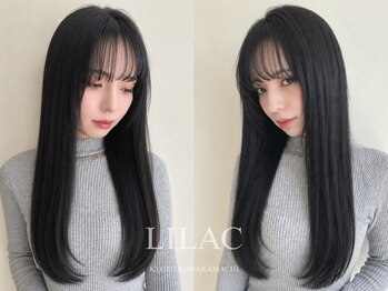 リラ(LILAC)の写真/【河原町/市役所前】ピンピンにならず素髪のような美しい仕上がり♪前髪・顔周り等のポイント縮毛矯正も◎