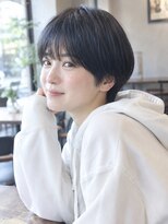 トウカバイエント 南森町(touca by emt)&nbsp;マッシュショート/ブルーブラック/前髪あり