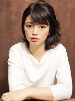 外ハネウェーブボブ
